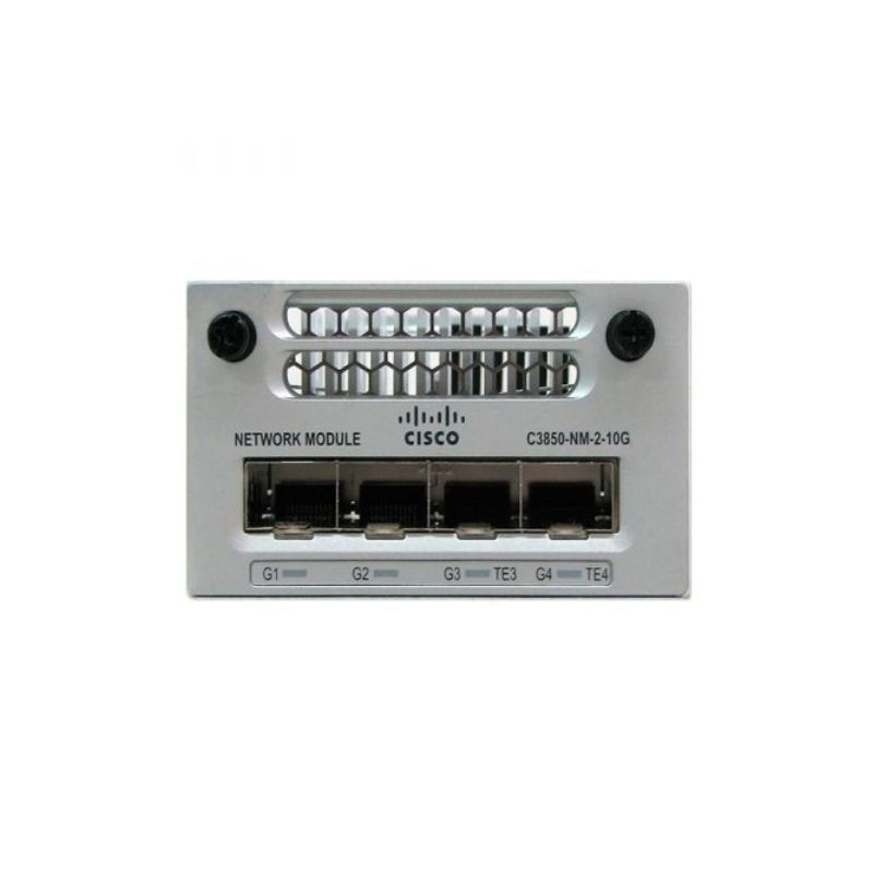 Cisco C3850-NM-2-10G, Cisco Catalyst 3850 Network Module, 2x10GE SFP+ / 4xGE / Hot-swappable