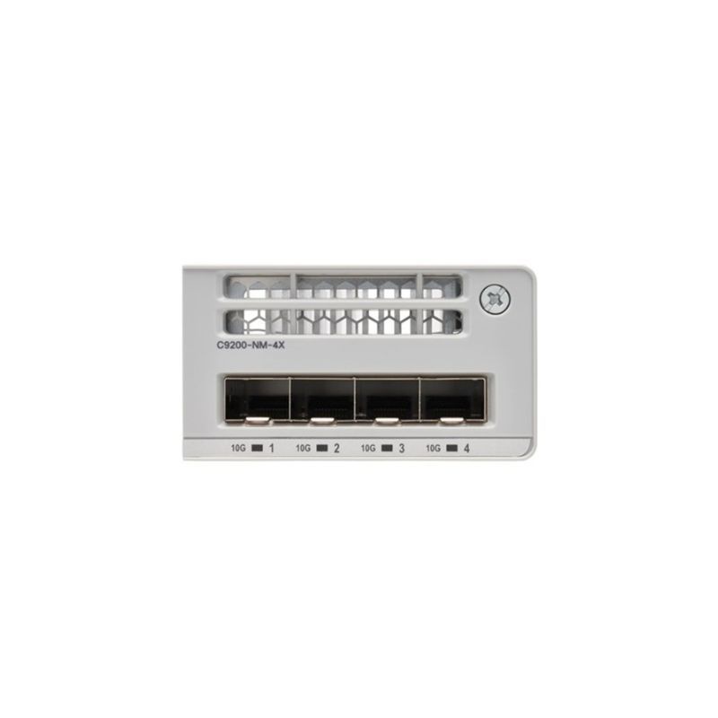 Cisco C9200-NM-4X, Cisco Catalyst 9200 Network Module, 4x10GE SFP+/Hot-swappable/Spare
