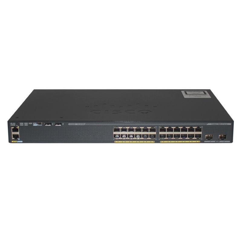 Cisco WS-C2960X-24TD-L, Cisco Catalyst 2960-X Switch, 24xGigE/2x10G SFP+/LAN Base