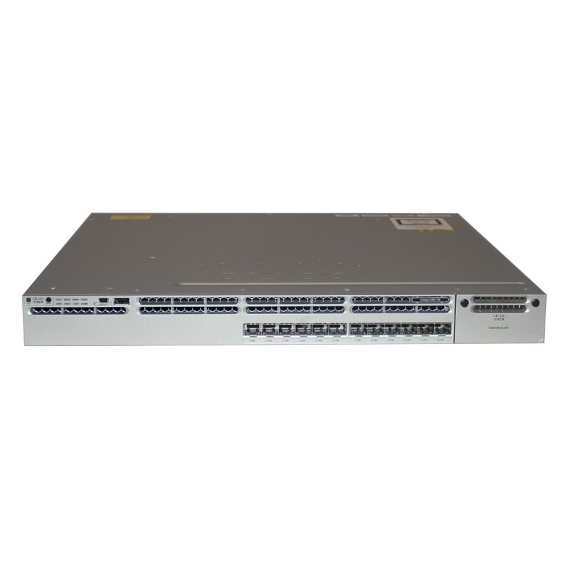 Cisco WS-C3850-12S-S, Cisco Catalyst Switch, 12 SFP/Layer 3/IP Base