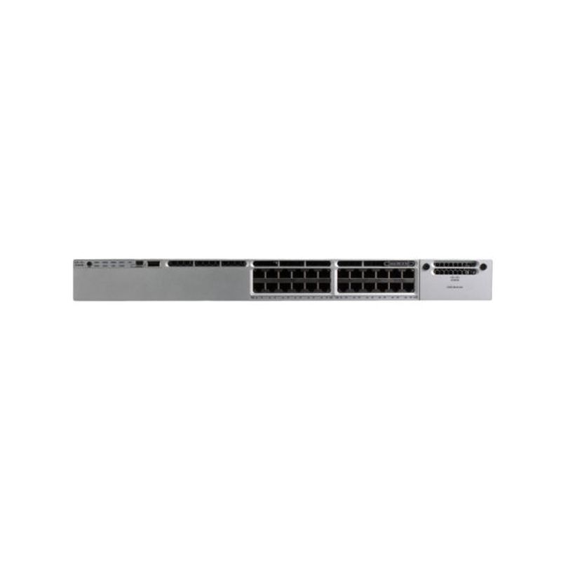 Cisco WS-C3850-24P-S, Cisco Catalyst C3850 Switch, 24x1G POE+, Layer 3, Stackable