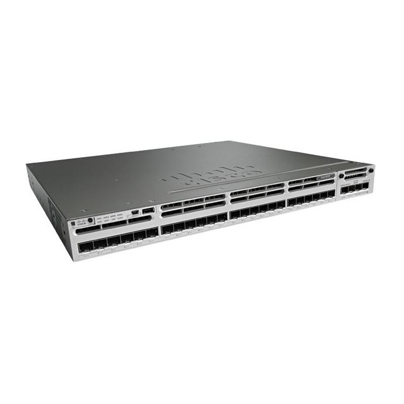 Cisco WS-C3850-24S-S (USED), Cisco Catalyst Switch, 24xSFP/IP Base/Stackable